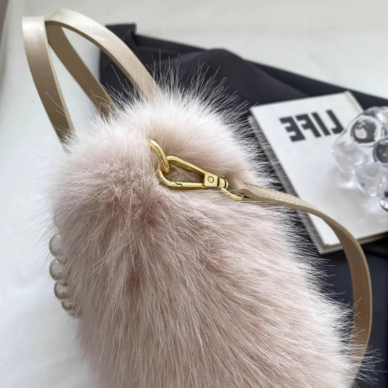 Luxuriöse Plüsch-Kunstfell-Min – Luxury Bags Cute Bewertung und Preis